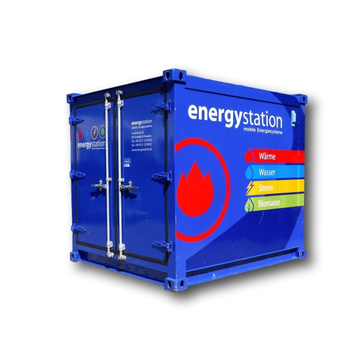 CON440 Heizcontainer 440kW mobile Heizzentrale - energystation