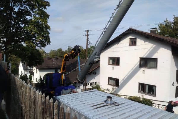 Schornstein Stahlschornstein Kaminanlage 15m – Bild 8